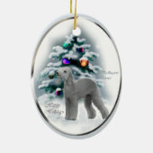 Bedlington Terrier Weihnachtsgeschenke Ornament (Hinten)