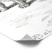 Bedlington Terriers - F. Armstrong's Poster (Ecke)