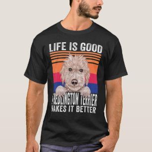 Bedlington Terriers macht Ihr Leben Vintag gut T-Shirt