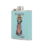 Bedlington Vater Flachmann (Links)