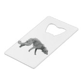 Bedlington Whippet Lurcher Geldbeutel Flaschenöffner (Rückseite Schrägansicht)