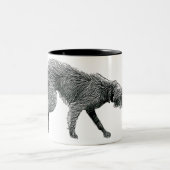 Bedlington Whippet Lurcher Zweifarbige Tasse (Mittel)