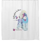 Bedlington's in Bloom Shower Vorhang (Vorderseite)