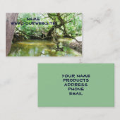 Bedmans Nebenfluss, Alva Florida Visitenkarte (Vorne/Hinten)