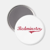 Bedminster New Jersey Classic Design Magnet (Vorderseite/Rückseite)