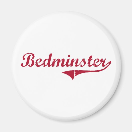 Bedminster New Jersey Classic Design Magnet (Vorne)