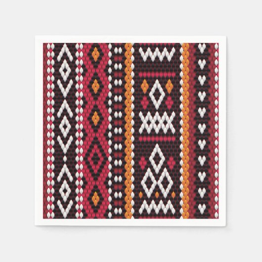 Bedouin Sadu Fabric Serviette (Vorderseite)