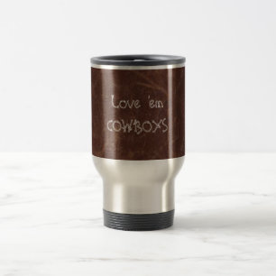 Bedrängnis-Leder-Blick-Druck-Edelstahl-Reise Reisebecher