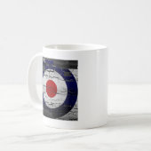 Bedrängnis-Mod-Ziel-Symbol Kaffeetasse (Vorderseite Links)