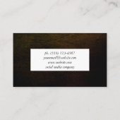 Bedrängnis Visitenkarte (Rückseite)