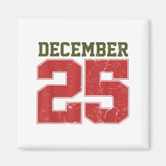 Bedrängt 25. Dezember Magnet (Vorne)