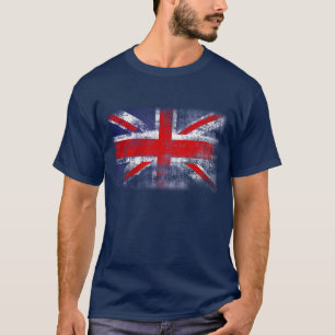 Bedrängte Flagge des Vereinigten Königreichs T-Shirt