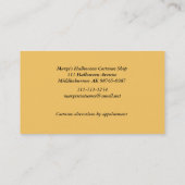 Bedrängte Fledermausrahmen Visitenkarte (Rückseite)