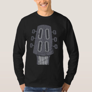 Bedrängter Musiker Akustikgitarre Kopfstück Guit T-Shirt
