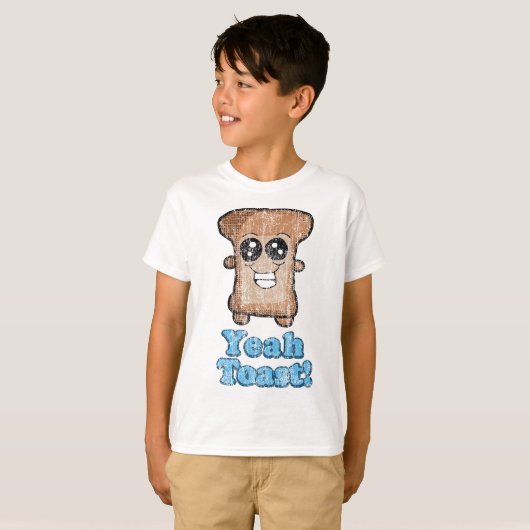 Bedrängter Yeah Toast T-Shirt (Vorne ganz)
