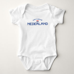 Bedrängtes Amsterdam Nederland (Niederlande) Baby Strampler