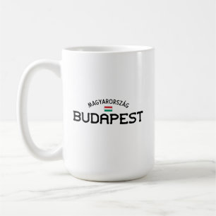 Bedrängtes Budapest Ungarn Kaffeetasse
