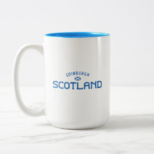 Bedrängtes Edinburgh Schottland Zweifarbige Tasse