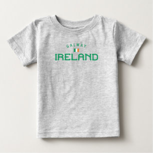 Bedrängtes Galway Irland Baby T-shirt