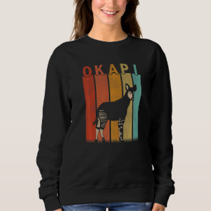 Bedrängtes Okapi  Männer Frauen Kind Süßes Okapi R Sweatshirt