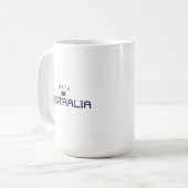 Bedrängtes Perth Australien Kaffeetasse (Vorderseite Links)