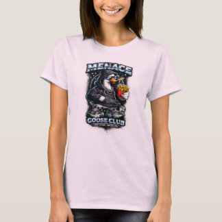 Bedrohliche Gans Club Lustige Streetwear Gans Meme T-Shirt