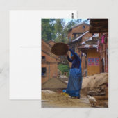 Bedrohte Postkarte (Vorne/Hinten)