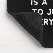 Bedrohung der Gerechtigkeit Schwarze Leben Problem Mousepad (Ecke)