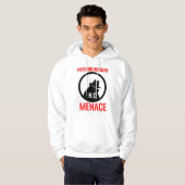 Bedrohung der Nachbarschaft Hoodie (Vorne ganz)