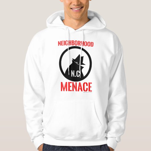 Bedrohung der Nachbarschaft Hoodie (Vorderseite)