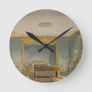 Bedroom des Königs, 'von den Ansichten des Runde Wanduhr