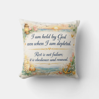 Bedroom Messianic Jewish Decor - Encouragement Art Kissen
