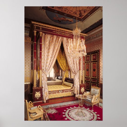 Bedroom of Queen Hortense de Beauharnais Poster (Vorne)