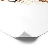 Bedruckbare Steampunk Tiger Metallic Cogs Wheels 1 Poster (Ecke)