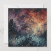 Bedruckbarer Fall Twilight Not leidende Tinte Scra Einladung (Rückseite)