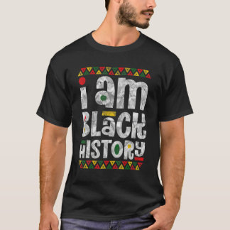 Bedrückt bin ich schwarzer Geschichtsmonat afrikan T-Shirt