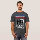 Bedrückt, dass ich mich nicht für die USA einsetze T-Shirt (Vorne ganz)