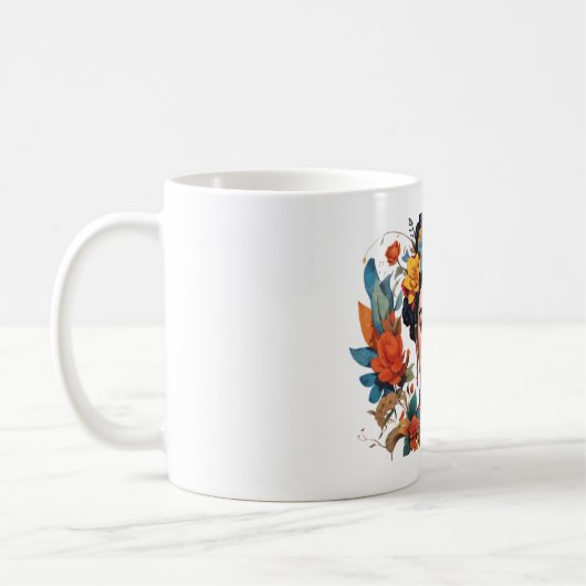 bedruckt Frida Kahlo Kaffeetasse (Links)