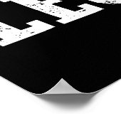 Bedrückte amerikanische Flagge Dwight Yoakam Singe Poster (Ecke)