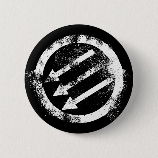 Bedrückte Anti-Faschist-Eisen-Front Button (Vorderseite)