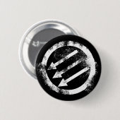 Bedrückte Anti-Faschist-Eisen-Front Button (Vorne & Hinten)