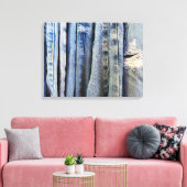 Bedrückte blaue Jeans Leinwanddruck (Insitu (Wohnzimmer))