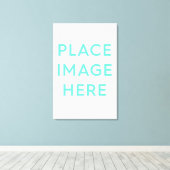 Bedruckte Canvas Leinwanddruck (Insitu (Holzboden))