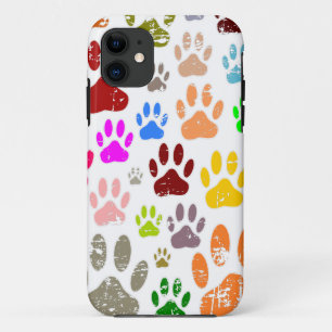 Bedrückte farbige Hundeschlittendrucke iPhone 11 Hülle
