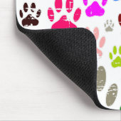 Bedrückte farbige Hundeschlittendrucke Mousepad (Ecke)