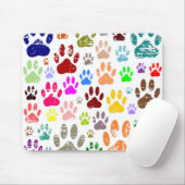 Bedrückte farbige Hundeschlittendrucke Mousepad (Mit Mouse)