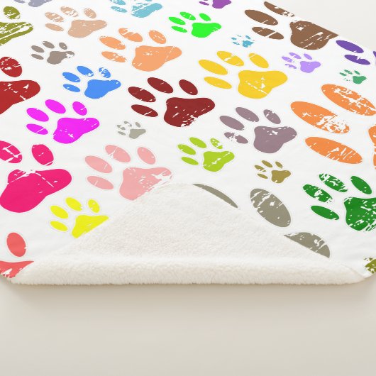 Bedrückte farbige Hundeschlittendrucke Sherpadecke (3/4)