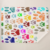 Bedrückte farbige Hundeschlittendrucke Sherpadecke (Vorderseite (Horizontal))