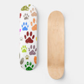 Bedrückte farbige Hundeschlittendrucke Skateboard (Vorderseite)