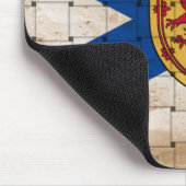 Bedruckte Flagge von Nova Scotia Mousepad (Ecke)
